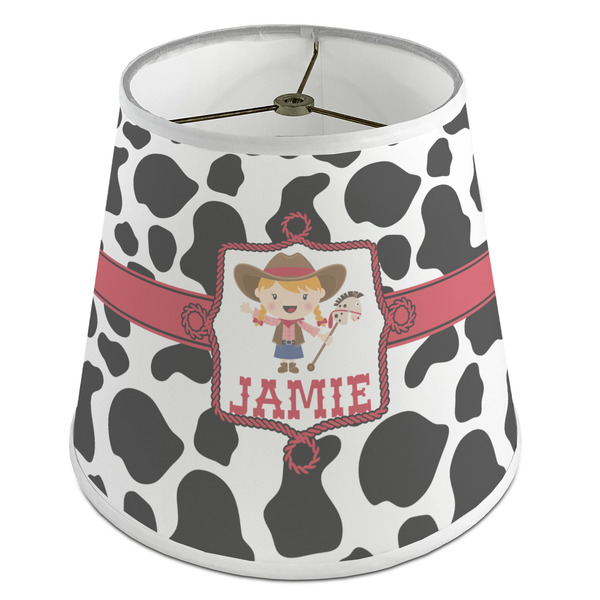 Custom Cowprint Cowgirl Empire Lamp Shade (Personalized)