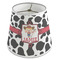 Cowprint Cowgirl Poly Film Empire Lampshade - Angle View