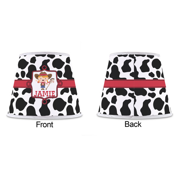Cowprint Cowgirl Poly Film Empire Lampshade - Approval