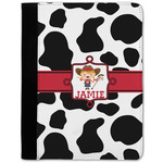 Cowprint Cowgirl Notebook Padfolio - Medium w/ Name or Text