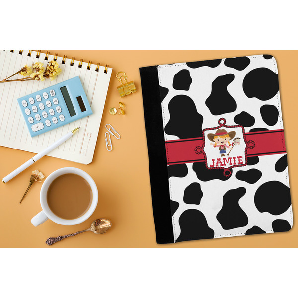 Cowprint Cowgirl Medium Padfolio - LIFESTYLE (adult)