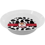 Cowprint Cowgirl Melamine Bowl (Personalized)