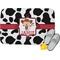 Cowprint Cowgirl Memory Foam Bath Mat (Personalized)