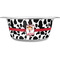 Cowprint Cowgirl Stainless Steel Dog Bowl - Large (Personalized)