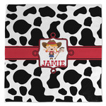 Cowprint Cowgirl Microfiber Dish Towel (Personalized)