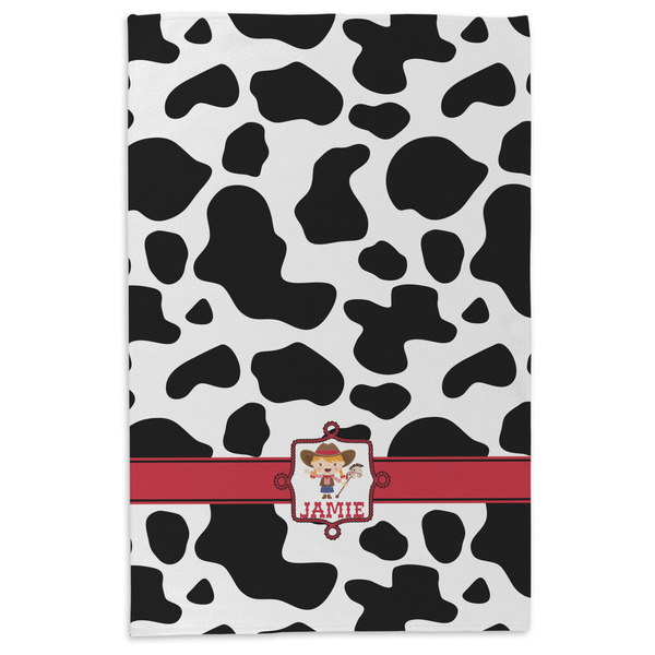 Cowprint Cowgirl Microfiber Dish Towel - APPROVAL
