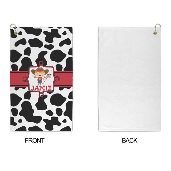 Cowprint Cowgirl Microfiber Golf Towels - APPROVAL