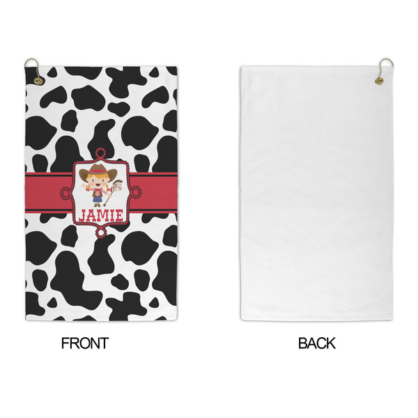 Cowprint Cowgirl Microfiber Golf Towels - APPROVAL