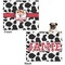 Cowprint Cowgirl Microfleece Dog Blanket - Large- Front & Back