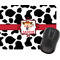 Cowprint Cowgirl Rectangular Mouse Pad