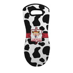 Cowprint Cowgirl Neoprene Oven Mitt - Single w/ Name or Text
