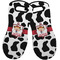 Cowprint Cowgirl Neoprene Oven Mitts - Set of 2 w/ Name or Text