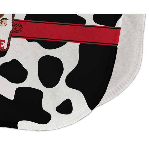 Cowprint Cowgirl Old Burp Detail