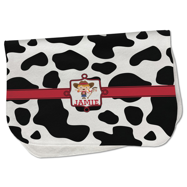 Cowprint Cowgirl Old Burp Folded