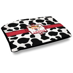 Cowprint Cowgirl Dog Bed w/ Name or Text