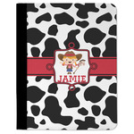 Cowprint Cowgirl Padfolio Clipboard - Large (Personalized)