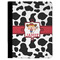 Cowprint Cowgirl Padfolio Clipboards - Large - FRONT