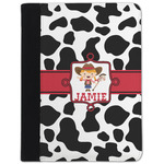 Cowprint Cowgirl Padfolio Clipboard - Small (Personalized)