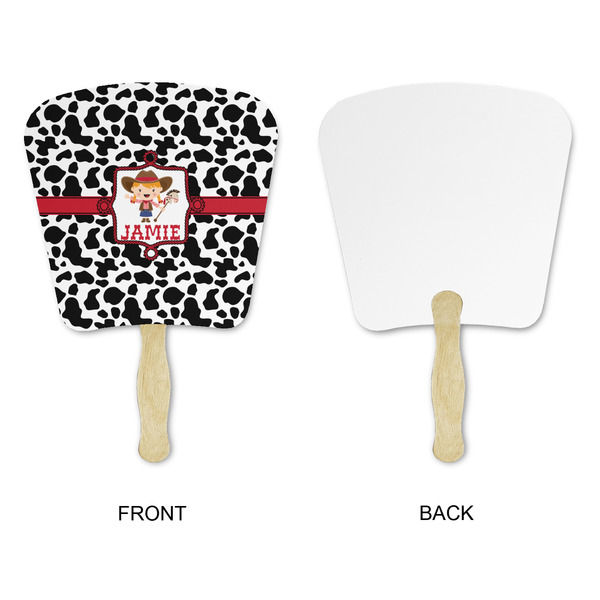 Cowprint Cowgirl Paper Fans - Approval