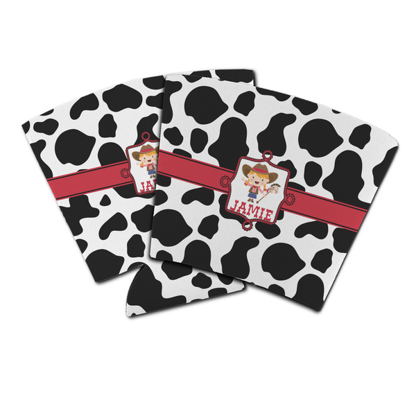 Custom Cowprint Cowgirl Party Cup Sleeve (Personalized)