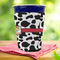 Cowprint Cowgirl Party Cup Sleeves - with bottom - Lifestyle