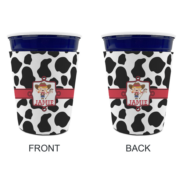 Cowprint Cowgirl Party Cup Sleeves - without bottom - Approval
