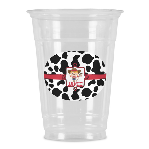 Custom Cowprint Cowgirl Party Cups - 16oz (Personalized)