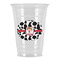 Cowprint Cowgirl Party Cups - 16oz - Front/Main