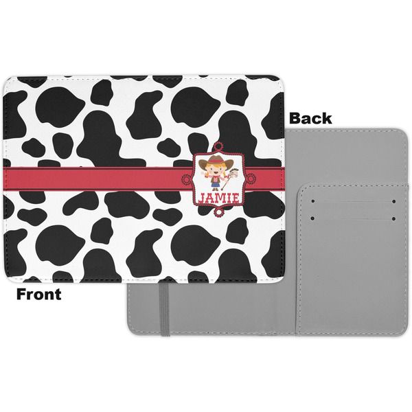 Cowprint Cowgirl Passport Holder - Apvl
