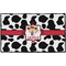Cowprint Cowgirl Door Mat - 60"x36" (Personalized)