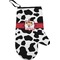 Cowprint Cowgirl Personalized Oven Mitts