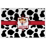 Cowprint Cowgirl Laminated Placemat w/ Name or Text
