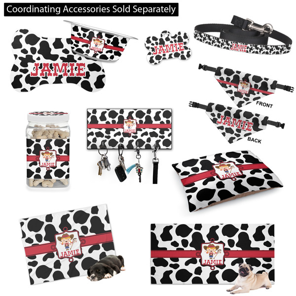 Cowprint Cowgirl Customized Pet Accessories