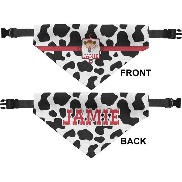 Cowprint Cowgirl Pet Bandana Approval