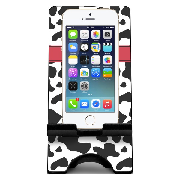 Cowprint Cowgirl Phone Stand w/ Phone