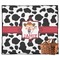Cowprint Cowgirl Outdoor Picnic Blanket (Personalized)