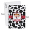Cowprint Cowgirl Playing Cards - Approval