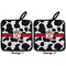 Cowprint Cowgirl Pot Holders - Set of 2 APPROVAL