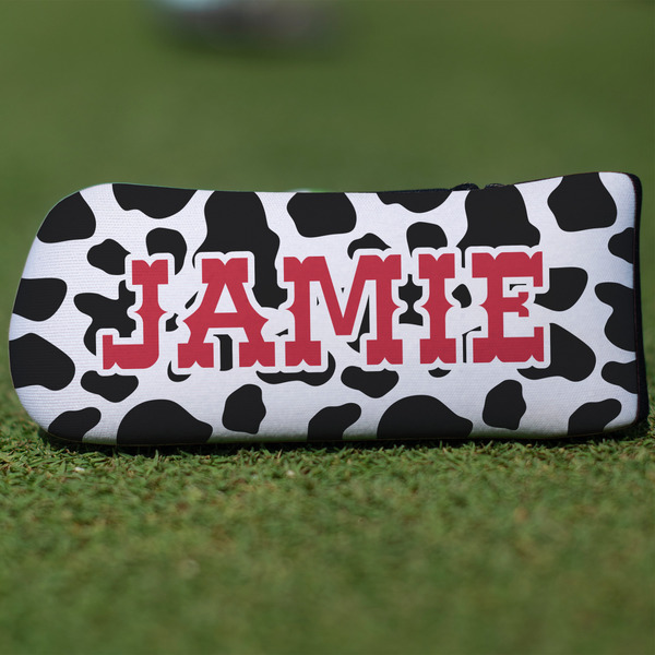 Custom Cowprint Cowgirl Blade Putter Cover (Personalized)