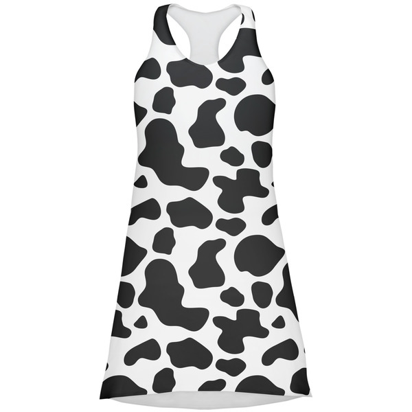 Custom Cowprint Cowgirl Racerback Dress - Medium