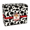 Cowprint Cowgirl Recipe Box - Full Color - Front/Main
