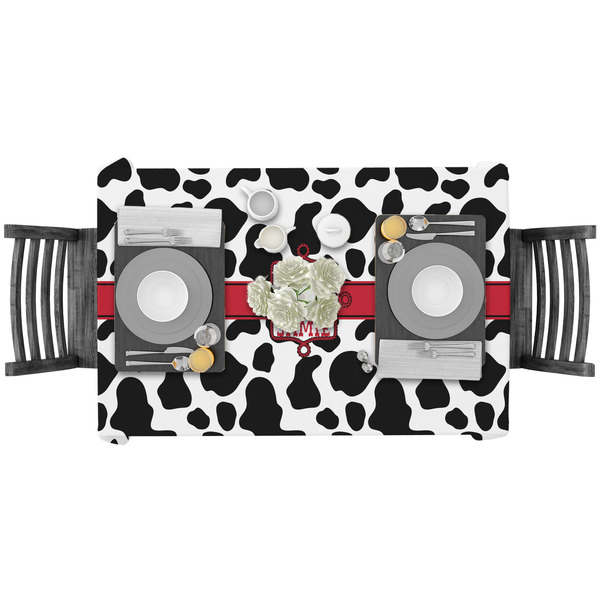 Cowprint Cowgirl Rectangular Tablecloths - LIFESTYLE