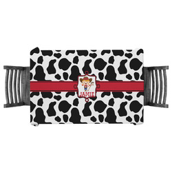 Cowprint Cowgirl Tablecloth - 58"x58" (Personalized)