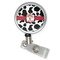 Cowprint Cowgirl Retractable Badge Reel (Personalized)