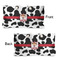Cowprint Cowgirl Large Rope Tote - From & Back View