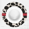 Cowprint Cowgirl Round Linen Placemats - LIFESTYLE (single)