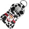 Cowprint Cowgirl Sanitizer Holder Keychain - Small in Case