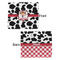 Cowprint Cowgirl Security Blanket - Front & Back View
