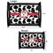 Cowprint Cowgirl Serving Tray Black Sizes