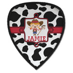 Cowprint Cowgirl Iron on Shield Patch A w/ Name or Text